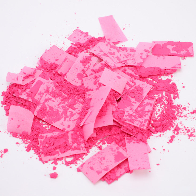 He or She Gender Reveal Party Cannon Filled with Colorful Confetti & Powder (Customizable)