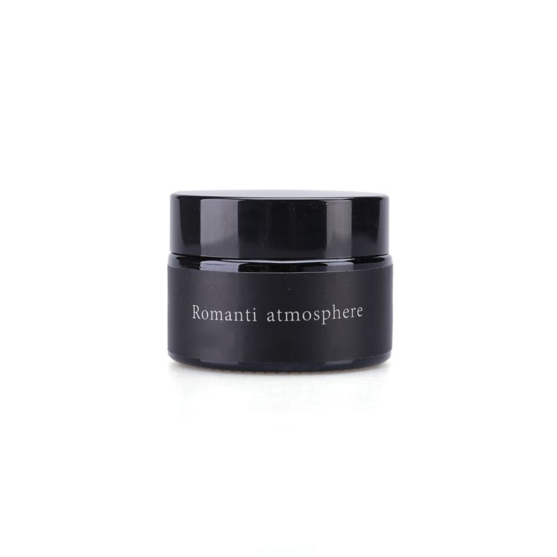 NC0012 New Soy Wax Aromatherapy Candle Jars Glass Jars for Candles Fresh Air Plant Wax Floral Small Brown Green Bottle Candle Jar