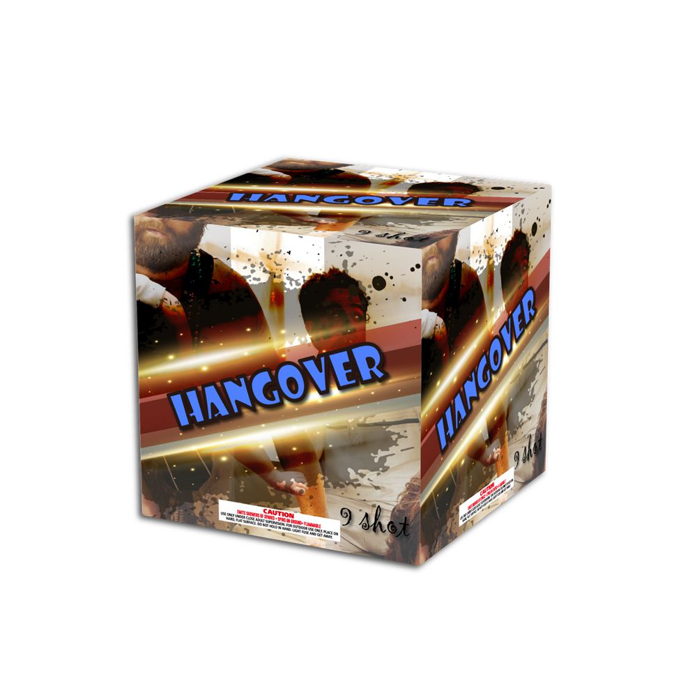 OMG-A046 9 shot Hangover 500 Grams Cakes Fireworks