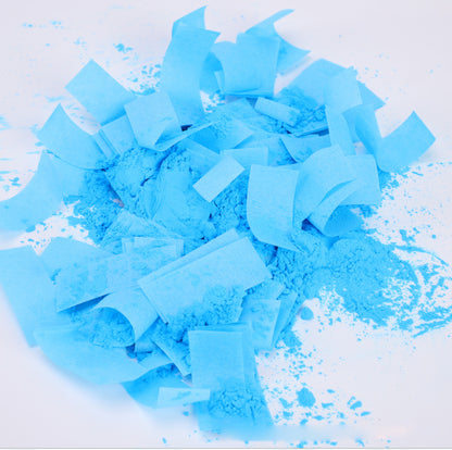 Cañón para fiesta de revelación de género de él o ella lleno de confeti y polvos de colores (personalizable)