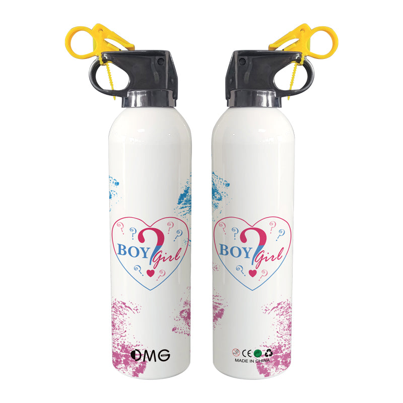 Fire Extinguisher-Shaped Gender Reveal Powder Smoke Cannon (Customizable)