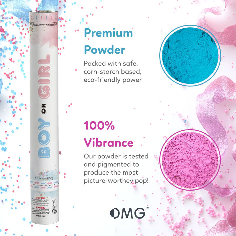 Custom Confetti Cannon with Free Design & Worldwide Delivery