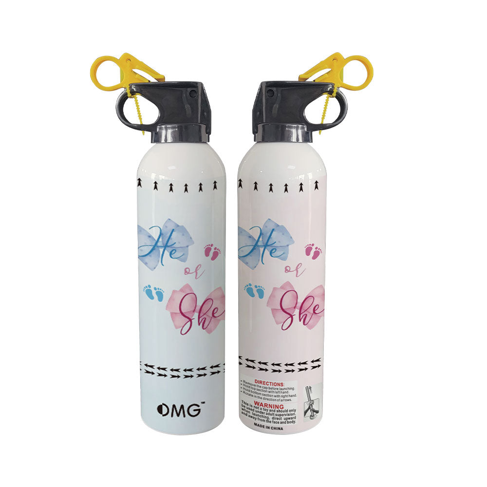 Windproof Gender Fire Extinguisher - Custom Blue/Pink