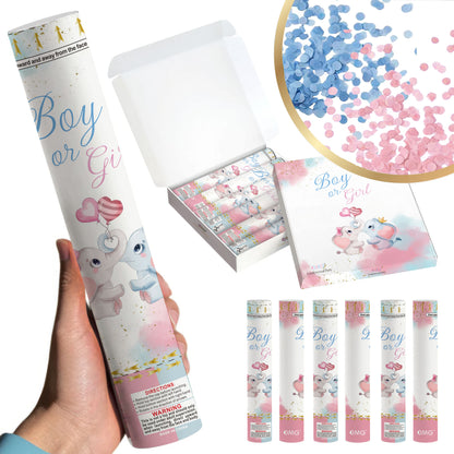 Non-Toxic Gender Reveal Popper - Safe for Indoor/Outdoor GRA0027