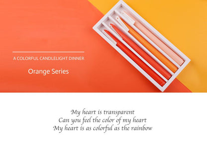 NC0004 Venta al por mayor de fábrica de velas perfumadas creativas, cera de varilla larga, banquete de boda, regalo de vacaciones, vela de cumpleaños al por mayor