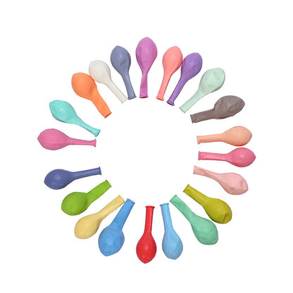 NB0007 10 inch 2.2 g 100pcs round macaron color wedding celebration balloon thick latex happy birthday decoration balloons