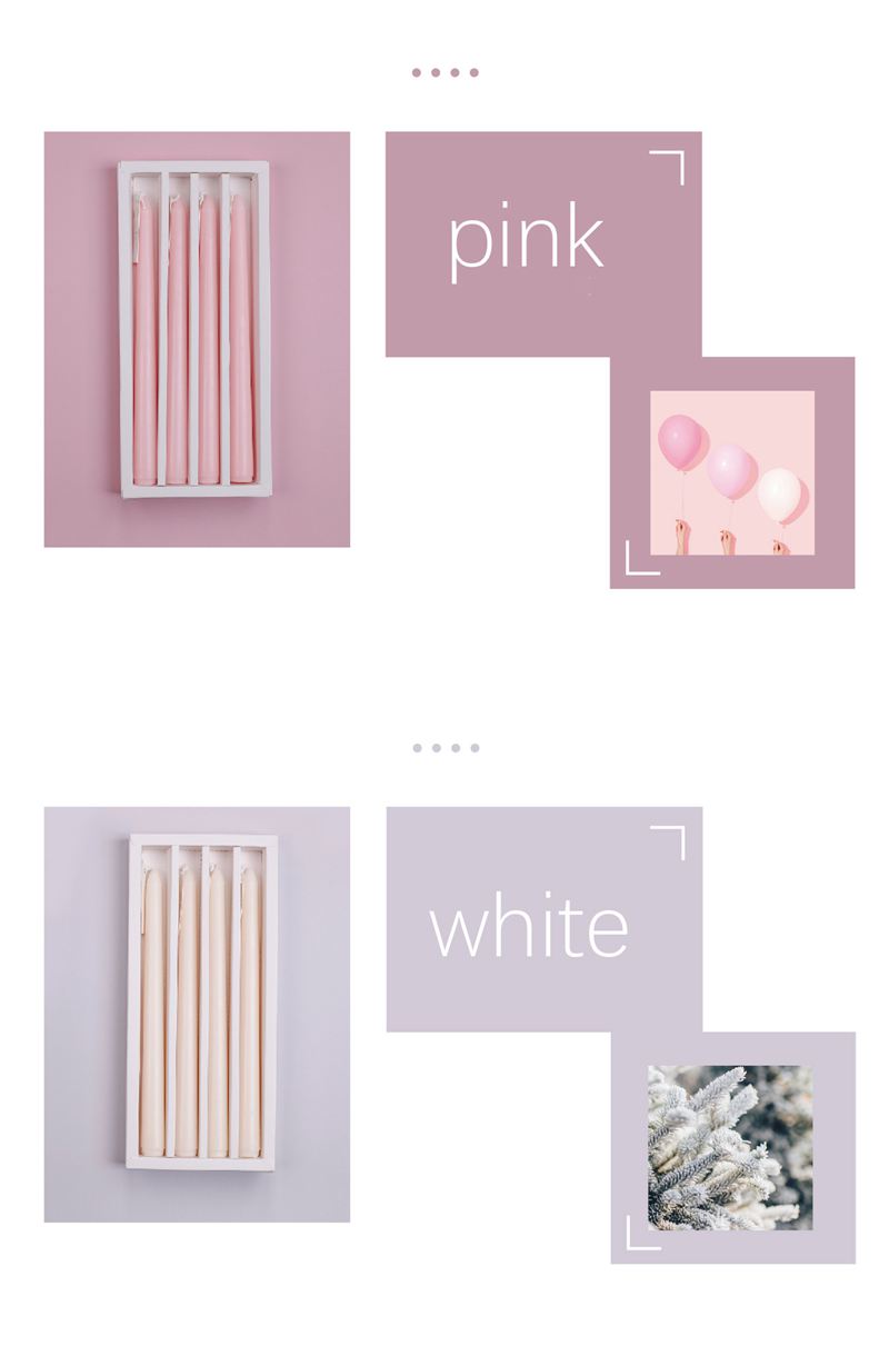 NC0004 Venta al por mayor de fábrica de velas perfumadas creativas, cera de varilla larga, banquete de boda, regalo de vacaciones, vela de cumpleaños al por mayor