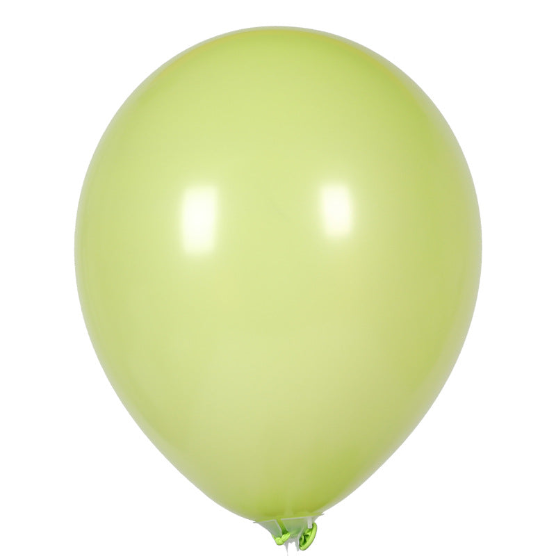NB0007 10 inch 2.2 g 100pcs round macaron color wedding celebration balloon thick latex happy birthday decoration balloons