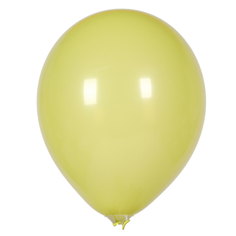 NB0007 10 inch 2.2 g 100pcs round macaron color wedding celebration balloon thick latex happy birthday decoration balloons
