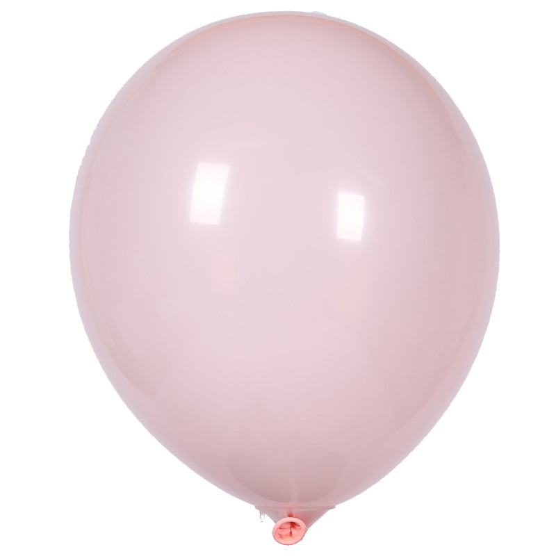 NB0007 10 inch 2.2 g 100pcs round macaron color wedding celebration balloon thick latex happy birthday decoration balloons
