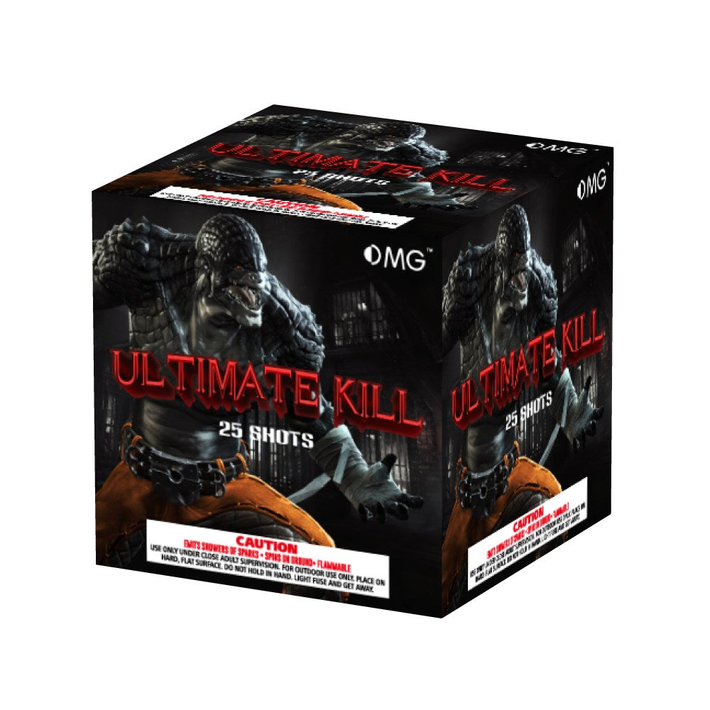 OMG-B012 25 shot Ultimate Kill 200 Grams Cakes Fireworks