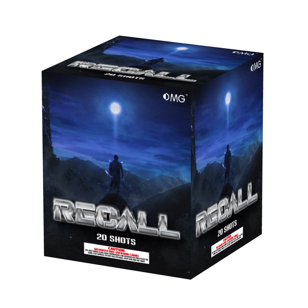 OMG-B017 20 shot Recall 200 Grams Cakes Fireworks