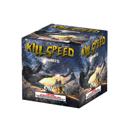 OMG-B019 25 shot Kill Speed 200 Grams Cakes Fireworks