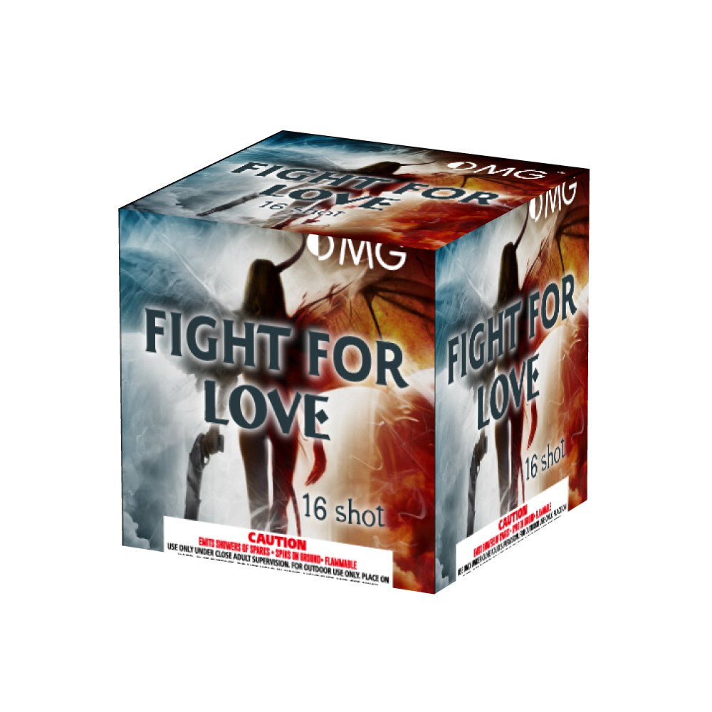 OMG-B022 16 shot Fight for Love 200 Grams Cakes Fireworks