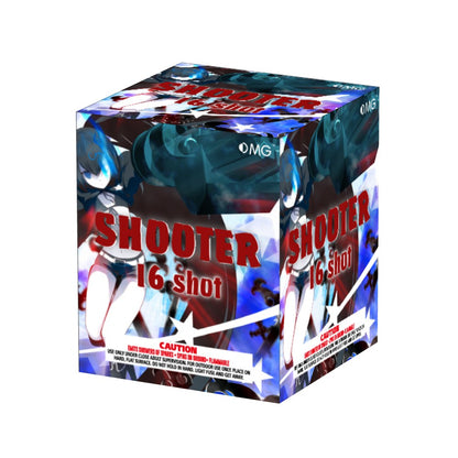 OMG-B024 16 shot Shooter 200 Grams Cakes Fireworks
