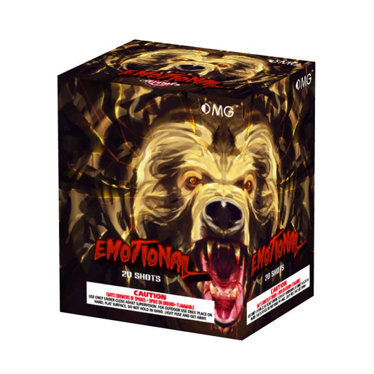 OMG-B008 20 shot Emotional 200 Grams Cakes Fireworks