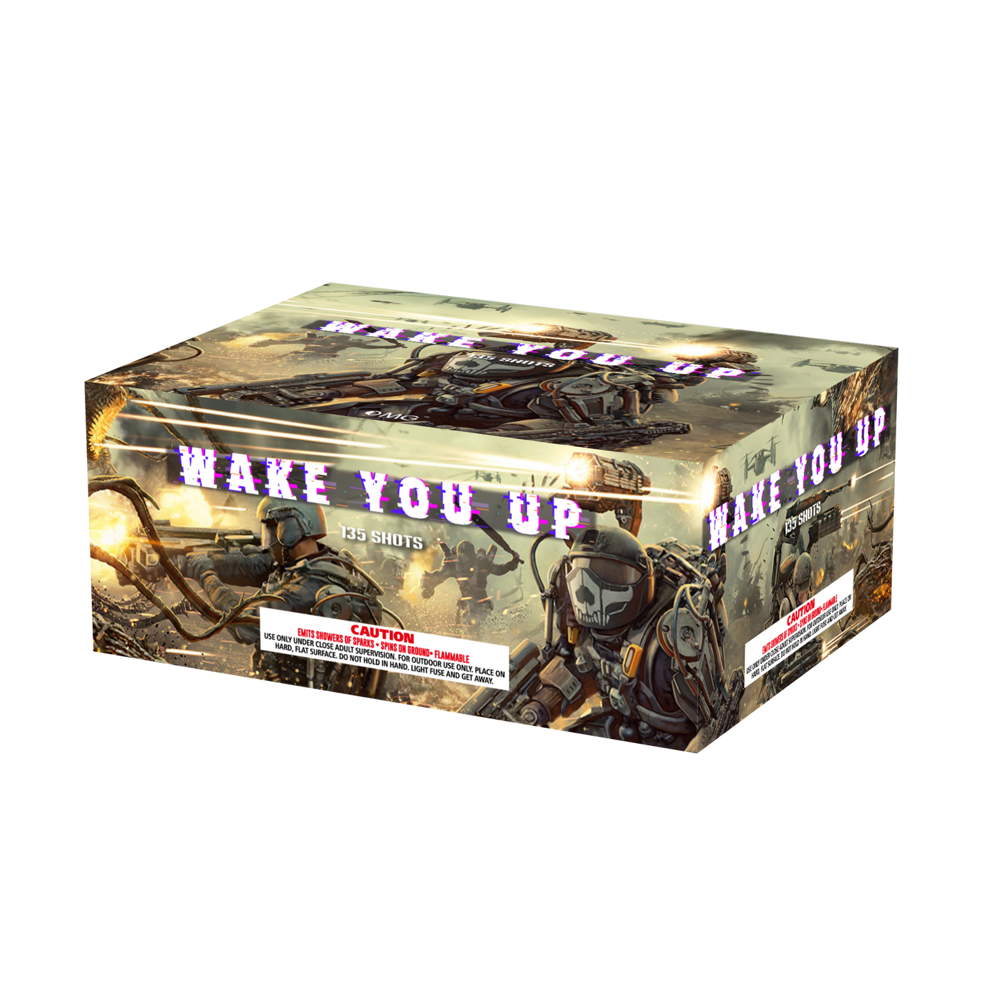 OMG New Design EUO211 135 shots WAKE YOU UP Cakes Fireworks