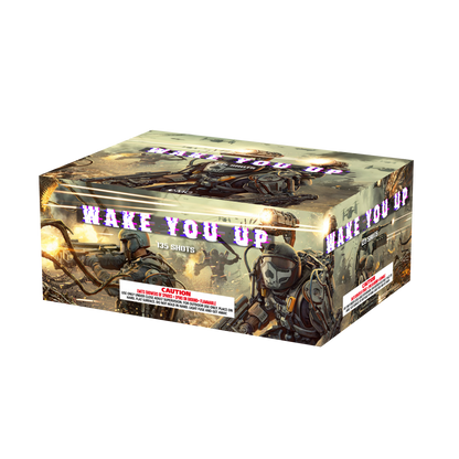 OMG New Design EUO211 135 shots WAKE YOU UP Cakes Fireworks