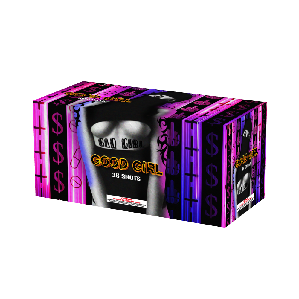 OMG New Design EUO217 36 shots GOOD GIRL Cakes Fireworks