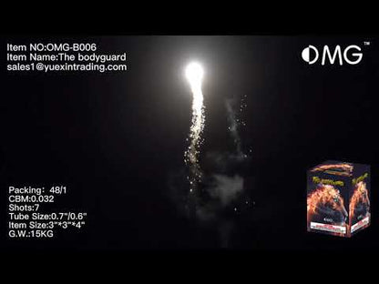 OMG-B006 7 shot The Bodyguard 200 Grams Cakes Fireworks